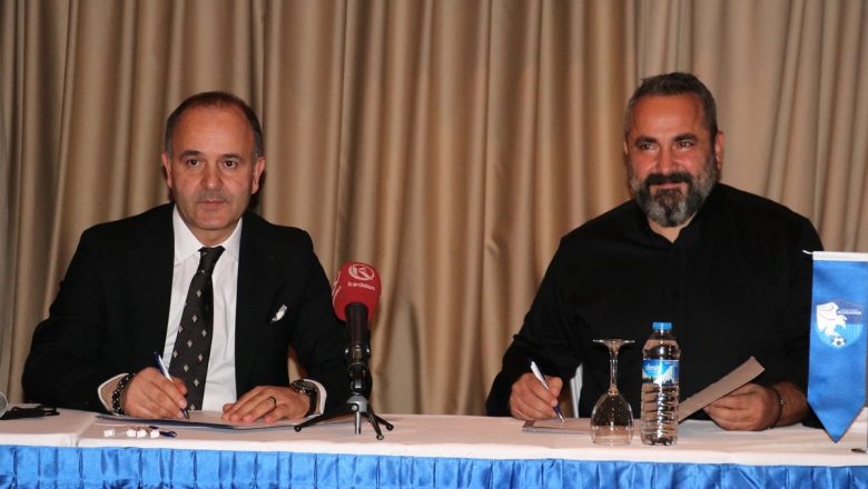 Büyükşehir Belediye Erzurumspor ile Bitexen arasında iş birliği anlaşması yapıldı
