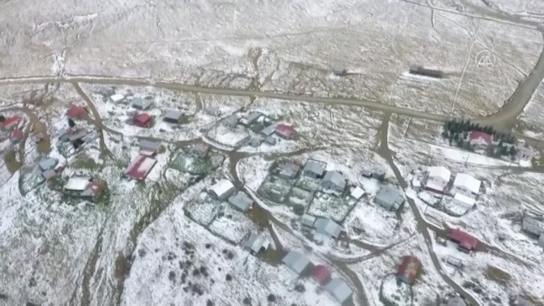  Düzce’de 1830 rakımlı Kardüz Yaylası’na kar yağdı