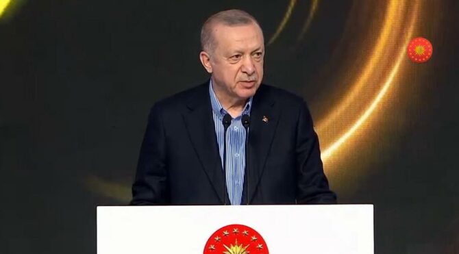  Cumhurbaşkanı Erdoğan’ın lisanı sürçtü