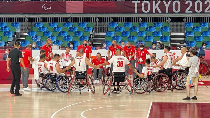  Tekerlekli sandalye basketbolda Türkiye, normal süresi 67-67 biten maçta Kanada’yı 77-73 yendi