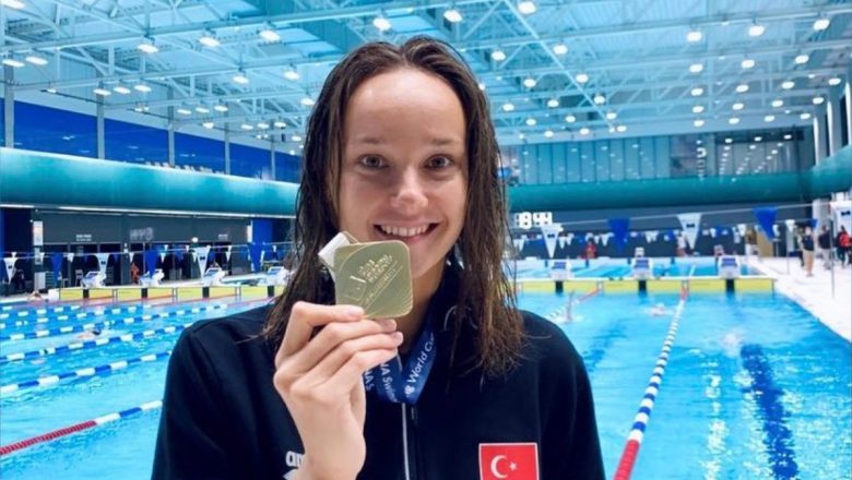  Viktoria Zeynep Güneş yüzmede altın madalya kazandı