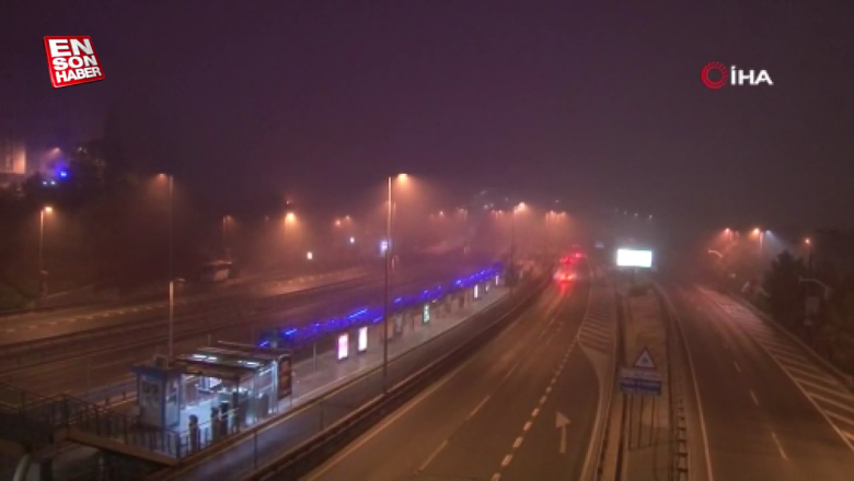  İstanbul’da sis etkili oluyor